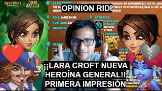 OPINIÓN RIDI ¿Lara Croft? Primera Impresión ¿Vale la pena? ¿Nueva Heroína General? Hero Wars Dom.Er.