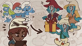 I redesigned the SMURFS (because why not + the new movie sucksss)