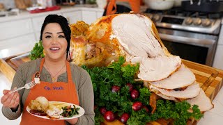 How to Cook Juicy Turkey Recipe | The BEST Step-By-Step Oven Baked Turkey Recipe | Views on the road