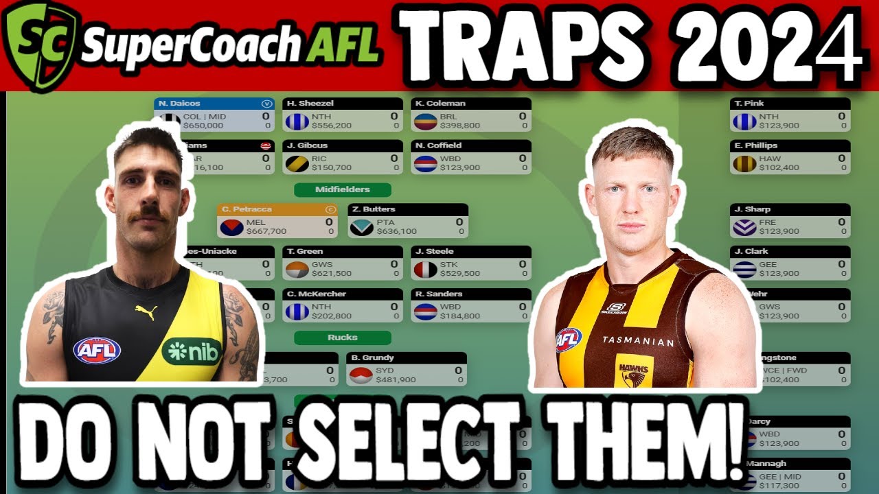 AFL SUPERCOACH TRAPS 2024