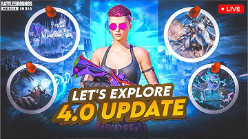 BGMI 4.0 Update LIVE 🚀 Rank Push Day 20 Grind 🎯 RP Giveaway @ 500 Subs 🎉 #bgmi #bgmi4 #live #update