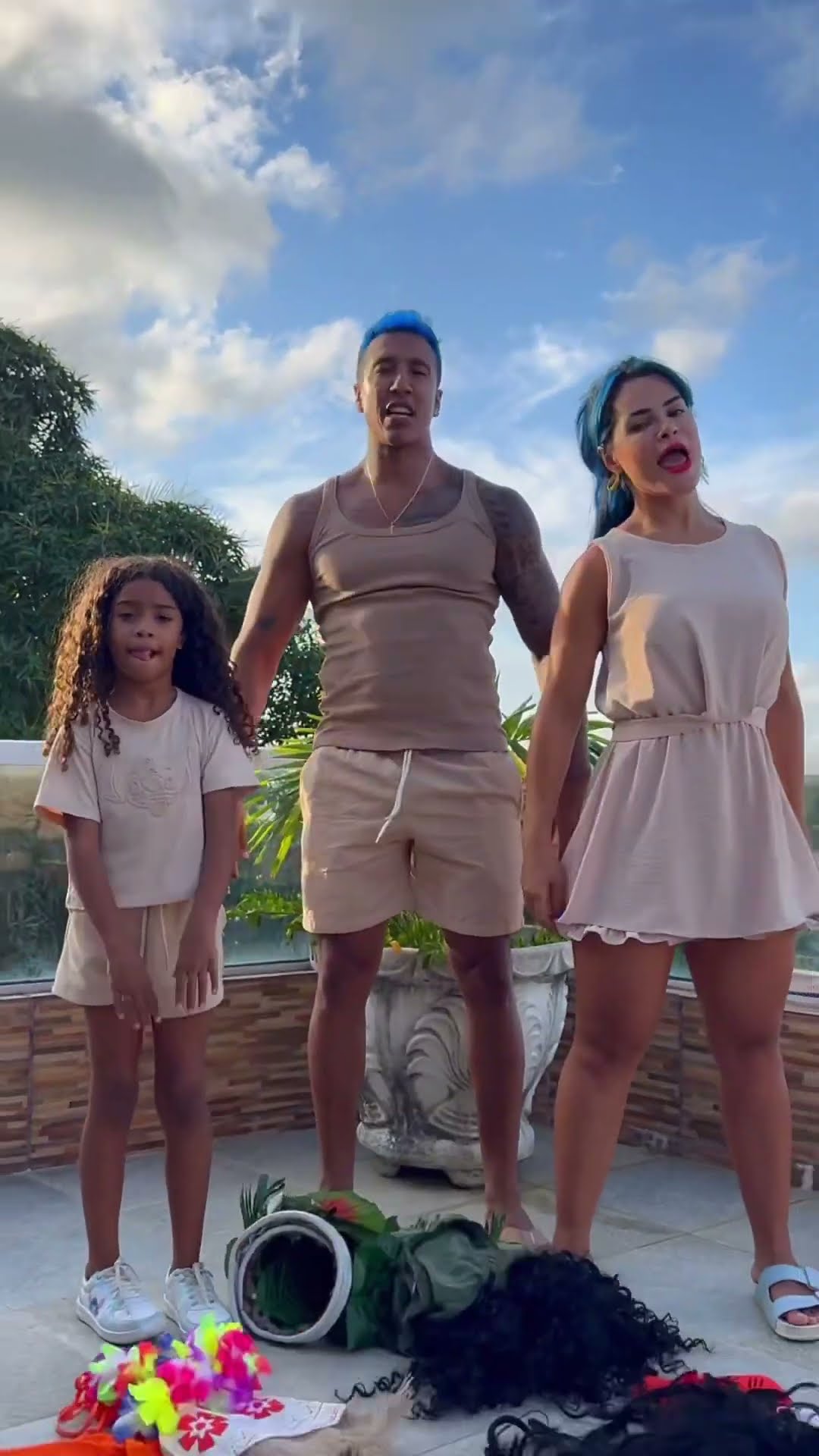 SIMEA, MOANA E MAUI gostaram?@mayca.brasil #transition #moana #maui #fantasy #short