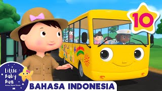 Roda Bis dan Cuaca Hujan🌦️ | Kartun \u0026 Lagu Anak Populer | @Little Baby Bum Bahasa Indonesia