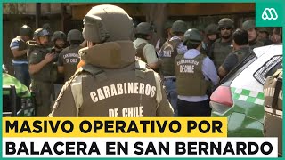 Persona pierde la vida en balacera: Despliegue policial en San Bernardo