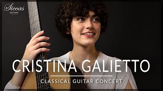 CRISTINA GALIETTO - Classical Guitar Concert | Turina, Castelnuovo-Tedesco, Tárrega, De Falla | 😍