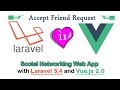 [2017] Accept Friend Request || Social networking Tutorial - Part 11
