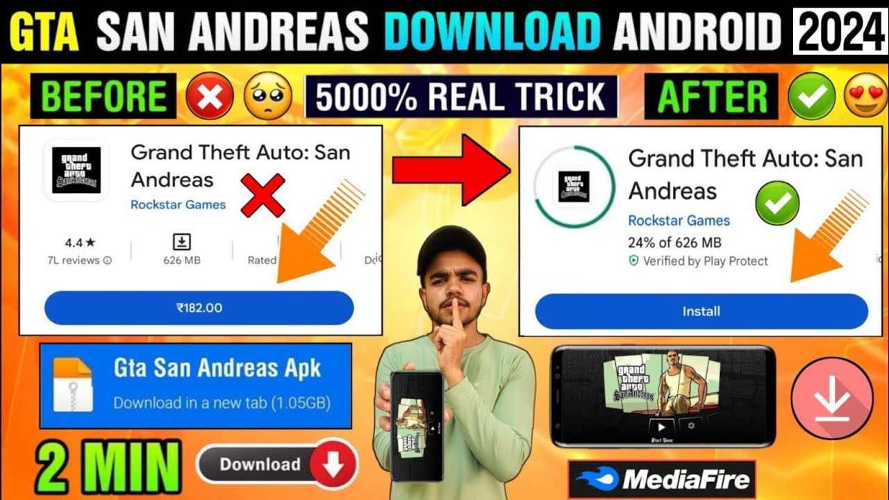 🎮 GTA SAN ANDREAS DOWNLOAD ANDROID 2023