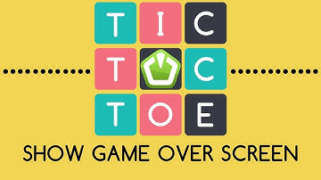 Tic-Tac-Toe SFML C++ [GAME LOGIC] - Show Game Over Screen