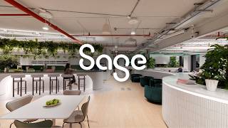 Inside Sage’s London Workspace | Drone Flythrough Office Tour | Morgan Lovell