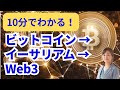 「【10分で学ぶ】ビットコインからイーサリアム・Web3までの進化ストーリー」