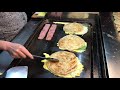 葱抓餅 Flaky Scallion Pancake / 台灣美食 Taiwanese Street Food