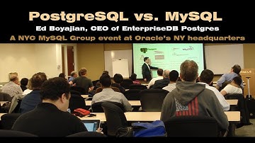 PostgreSQL vs. MySQL - Pros & Cons by the CEO of EnterpriseDB Postgres at Oracle