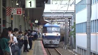 JR貨物 EF210-312号機（吹田）＋コキ22両　貨物列車2070レ（約4時間15分遅れ） 2020.06.12