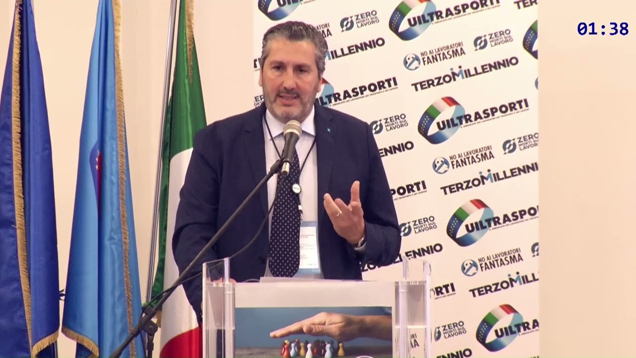 Congresso straordinario Uiltrasporti Sicilia 2024 - intervento di Alfredo Montalto