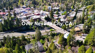 Over Nevada City, California