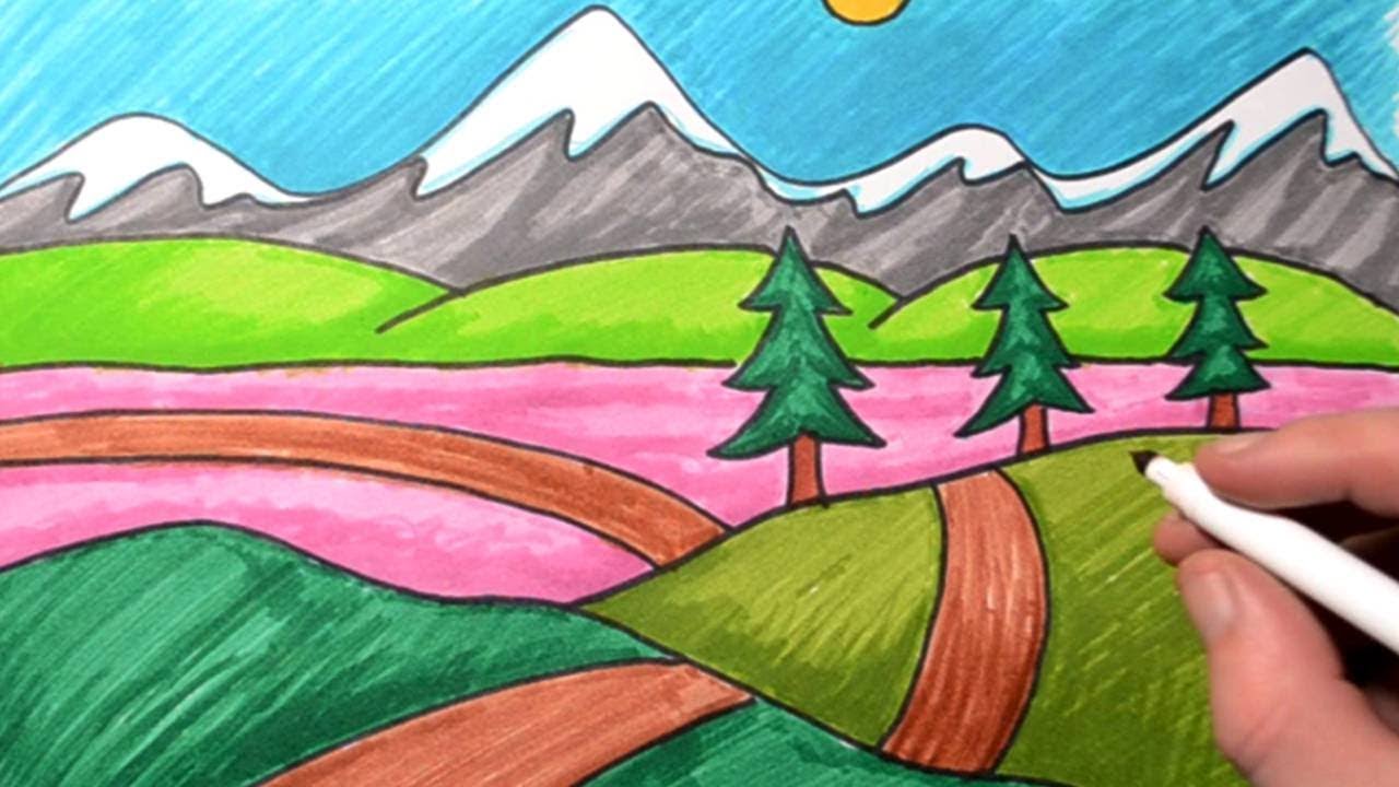 Featured image of post Easy Landscape Drawing For Kids - Landscape drawing for kids landscape drawings landscape art landscape paintings vintage landscape pastel landscape beach landscape how to draw scenery of spring season for kids step by step with color (easy drawing video).