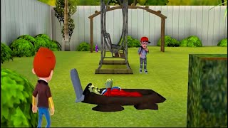 Scary Stranger 3D, Scary Teacher Stone Age, Scary Robber Home Clash screenshot 2