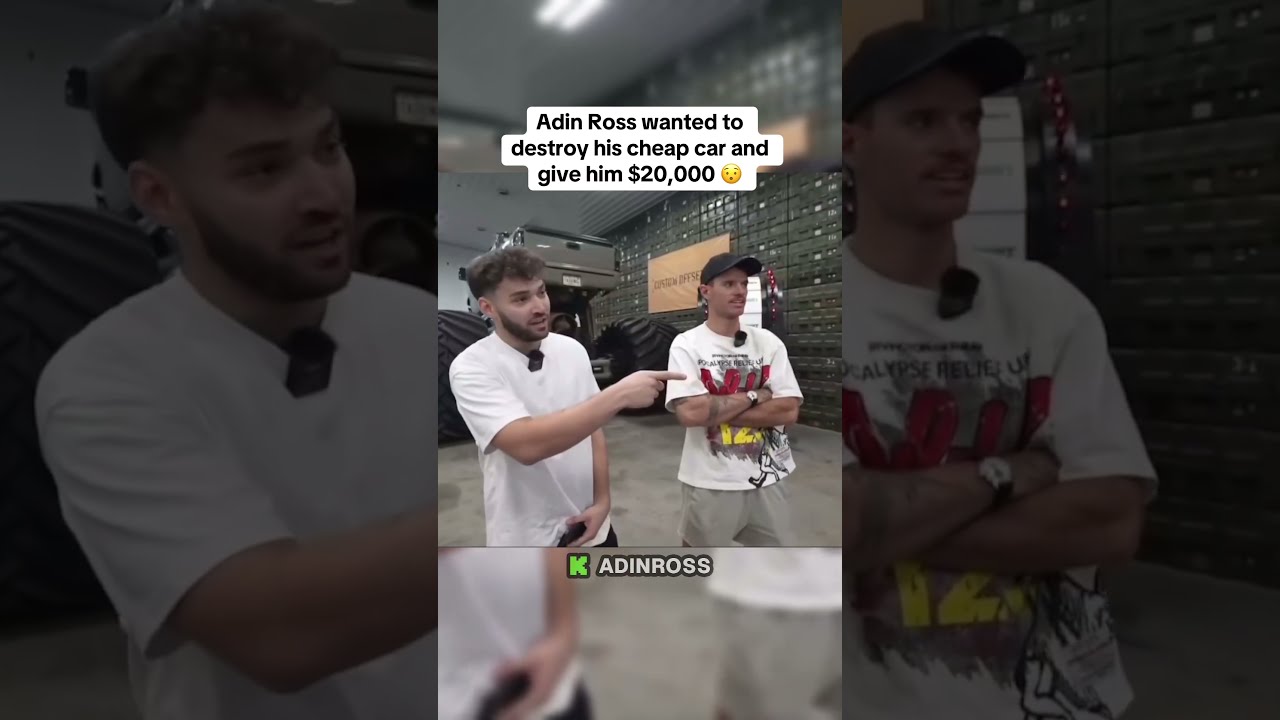 Adin Ross Wanted To Destroy His Cheap Car And Give 20 000 Shorts Adinross