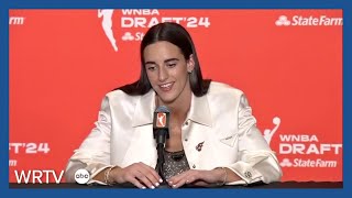 Caitlin Clark drafted #1 to Indiana Fever