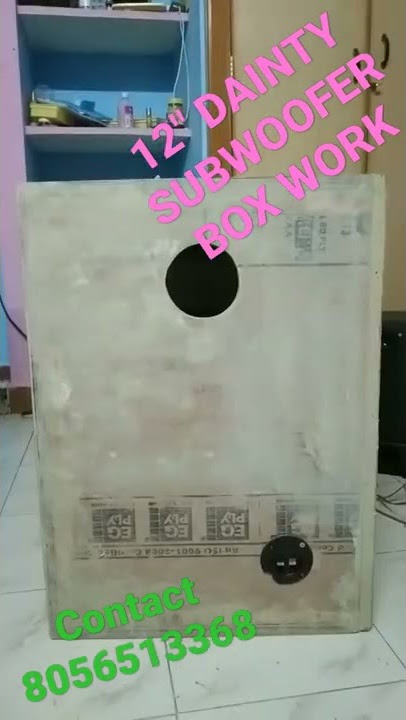 12' DIANTY SUBWOOFER WITH BOX WORK size 18' ×25' ×22' weight 50kg