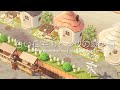 【あつ森】白い住宅街と水辺の遊歩道 | White residential area and waterfront promenade | ACNH 【島クリエイト】