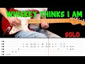 WHISKEY THINKS I AM - Guitar solo lesson with tabs (fast &amp; slow) - Jade Eagleson