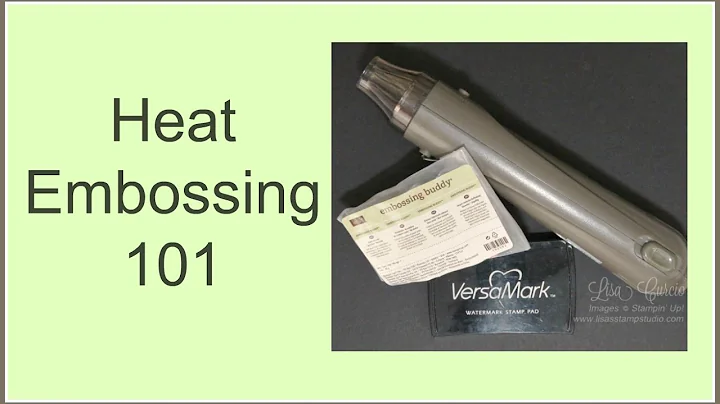 Quick Crafting Tip - Heat Embossing 101