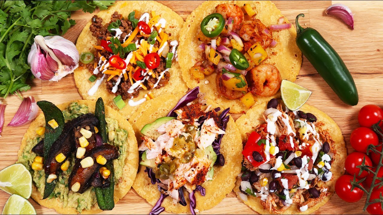 5 Healthy Taco Recipes | The Domestic Geek
