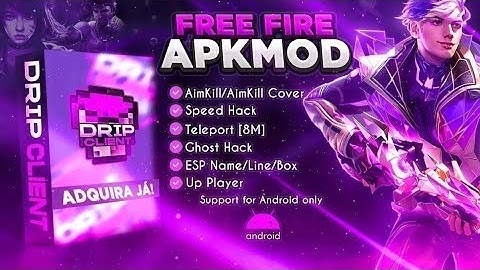 DRIP CLIENT FREE MOD MENU | NO BAN NO BLACKLIST | FREE FIRE HG CHEAT MOD APK FREE | CS RANK WORKING