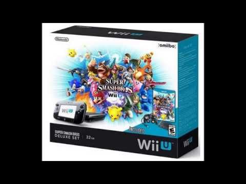  Wii U Super Smash Bros and Splatoon Bundle - Special Edition  Deluxe Set : Video Games