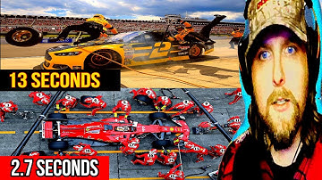 NASCAR Fan Reacts to Pitstops Compared Across Top Motorsports