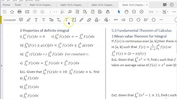 Openstax Calculus Ch 5.2 part 3 Definite Integral