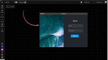 Create sign up form using Python and Customtk