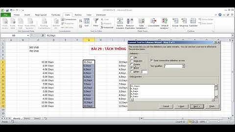 Học EXCEL cơ bản  29 Hướng dẫn tách dữ liệu trong cột 480p