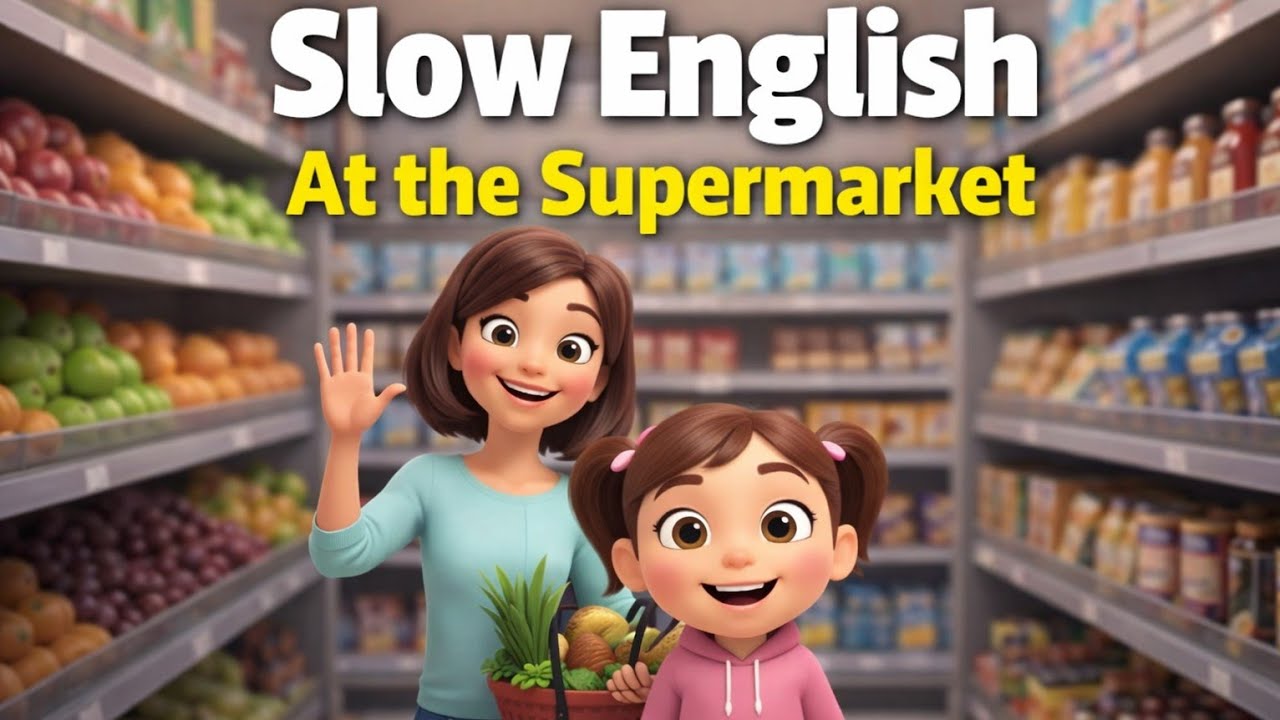 A Fun Supermarket Day😃 | English Story for Beginners 