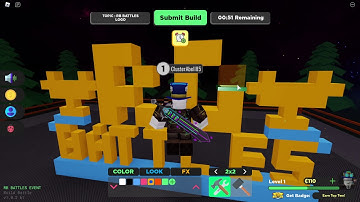 How to get the build battles badge for rb battles + how to get winer wings!