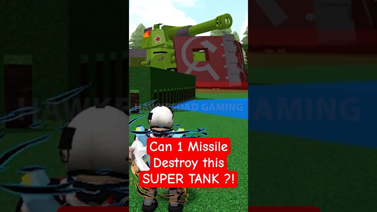 Roblox Build a Boat for Treasure Homing Missile vs Super Giant Tank! 