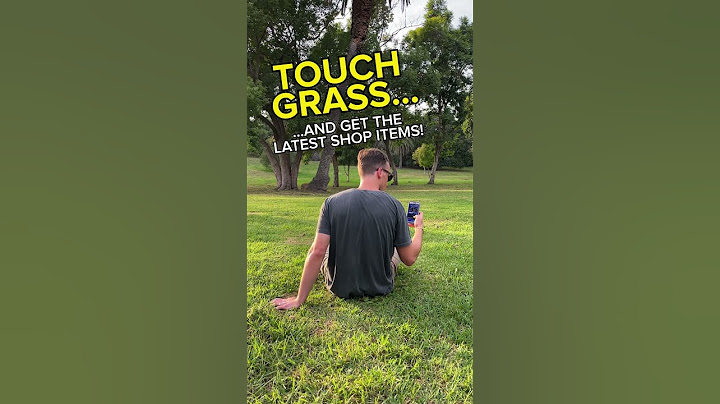 TOUCH GRASS