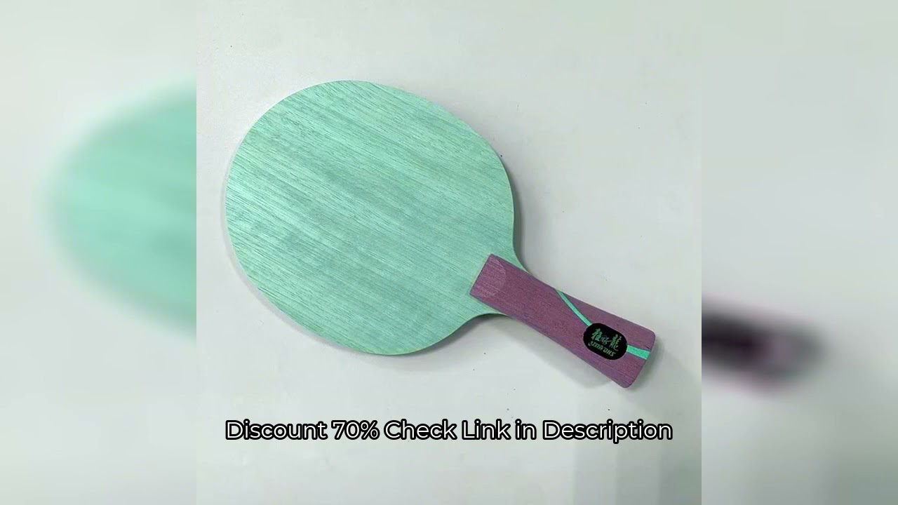 DIY W968 Hurricane Long V Table Tennis Bat Offense Ping Pong Paddle Yellow & Black Blended Fiber ZL