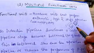 Multiple Functional units -ACA