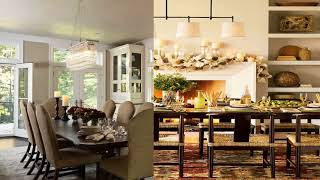 Dining Room Fireplace Decorating Ideas