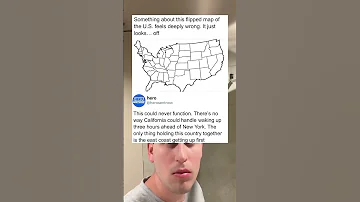 What If The US Was Flipped Around 