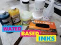 HOW TO MIX WATER BASED INKS