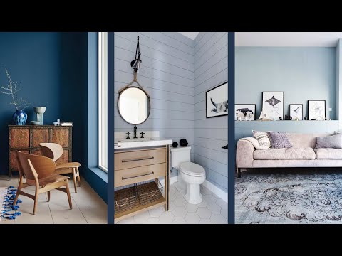 Video: Azul En El Interior (87 Fotos): ¿qué Otros Colores Combina? Paredes Azules, Sofás Y Camas, Una Paleta De Colores De Tonos Azules