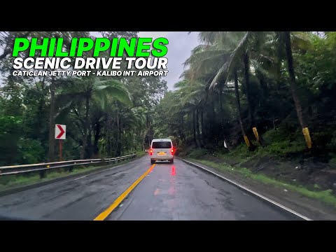 Discover the scenery of Aklan, Philippines: A light rain drive tour from Caticlan to Kalibo Airport