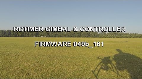Rctimer gimbal new firmware test