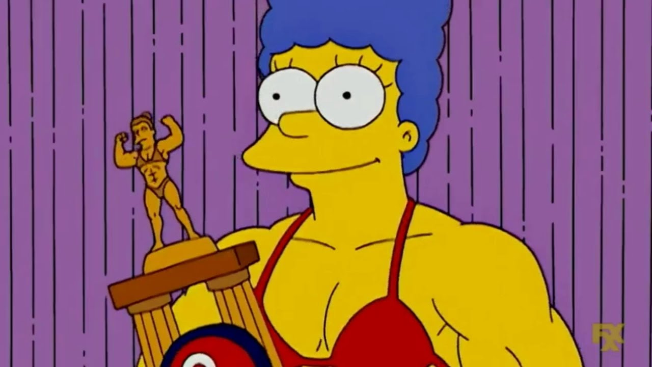 Marge muscular ears The Simpsons - YouTube.