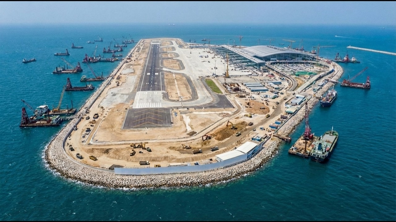 $4.3 Billion Airport Built on the Ocean? China’s 21 KM Mega Project Explained!
