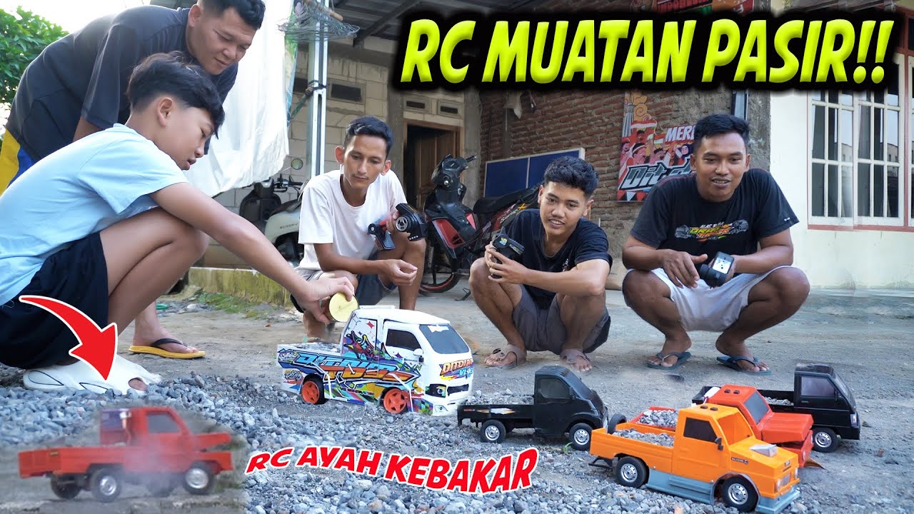 MUATAN PASIR RC SAMPAI KEBAKAR!! 😱😱 TES MUATAN DI BODY RC BARU DITDIM TEAM..