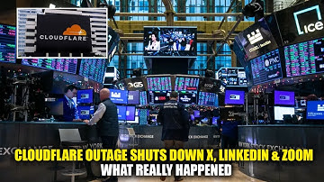 Cloudflare Outage Shuts Down X, LinkedIn & Zoom | What Really Happened | NewsDrift